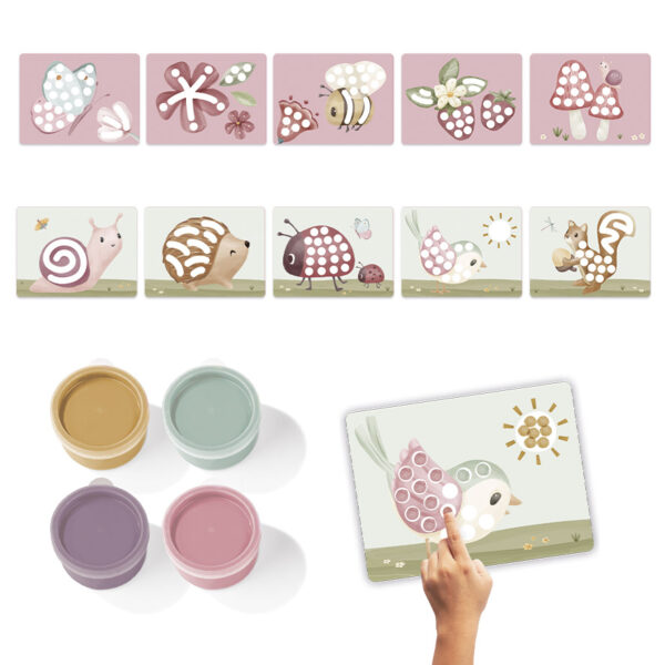 Set pittura con le dita Fairy Garden
