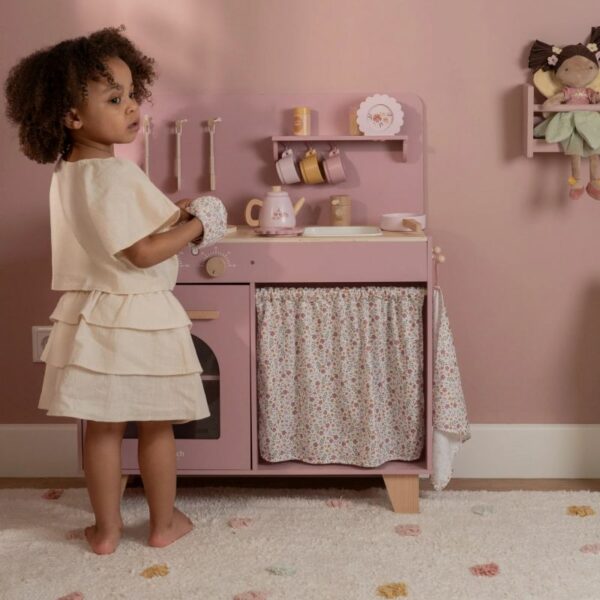 Cucina giocattolo in legno - Rosa