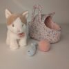Peluche gatto Marley con borsa GRS