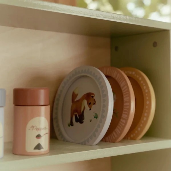 CUCINA GIOCATTOLO LEGNO VERDE MENTA