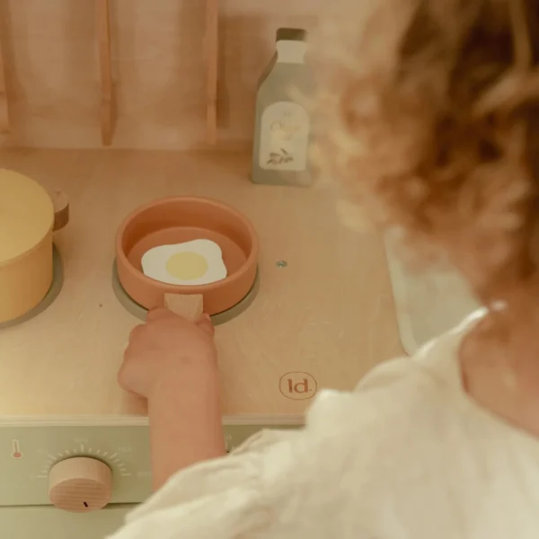 CUCINA GIOCATTOLO LEGNO VERDE MENTA