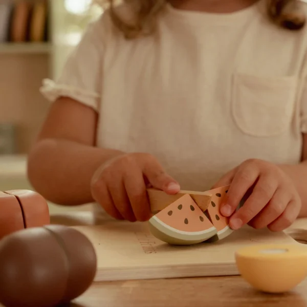 Frutta da tagliare in legno - Multicolore