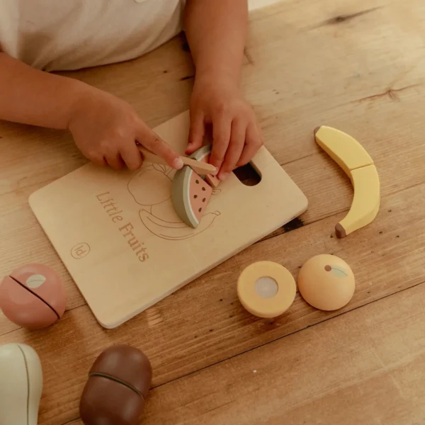 Frutta da tagliare in legno - Multicolore