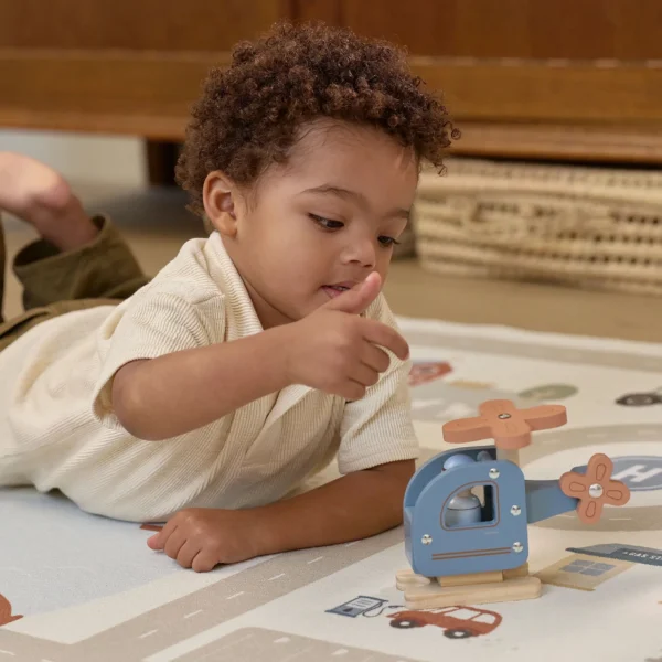 Wooden Helicopter FSC