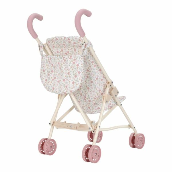 Passeggino per bambole in metallo Soft Flowers