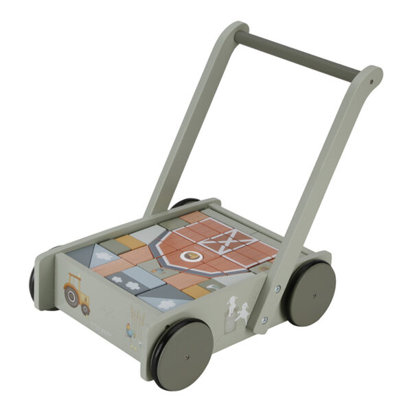 Baby Walker - Carrellino primi passi con costruzioni FSC Little Farm