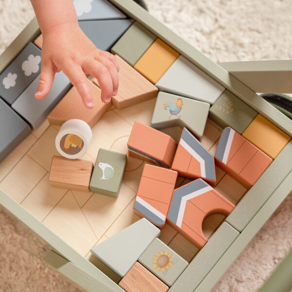 Baby Walker - Carrellino primi passi con costruzioni FSC Little Farm