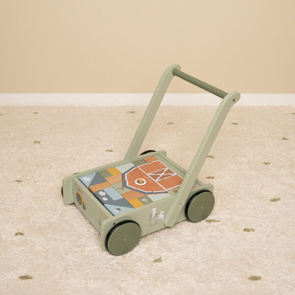 Baby Walker - Carrellino primi passi con costruzioni FSC Little Farm