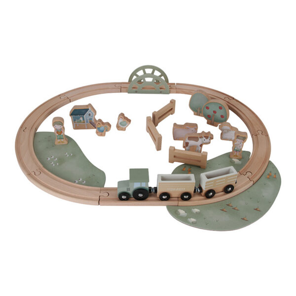 LD7151 Wooden train track Little Farm FSC