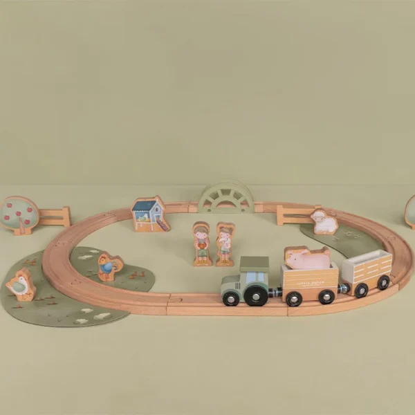 LD7151 Wooden train track Little Farm FSC
