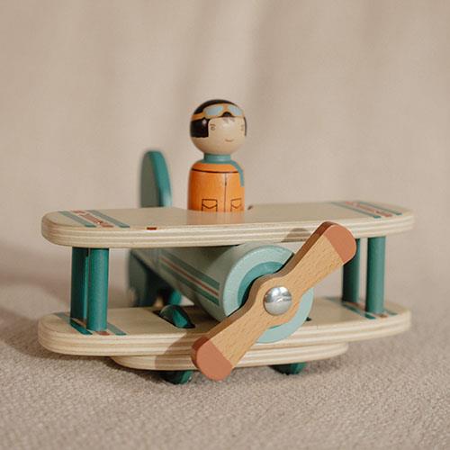 Wooden Toy Airplane FSC