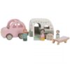 Wooden Toy Car with caravan FSC