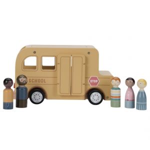 Wooden School Bus with Figures FSC