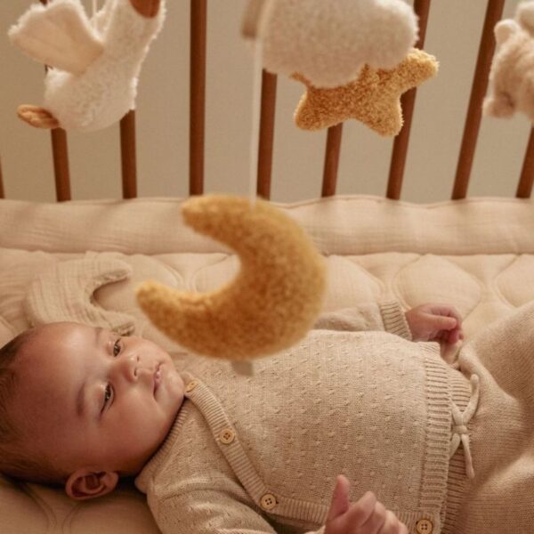 Wooden Music Mobile Newborn Naturals FSC