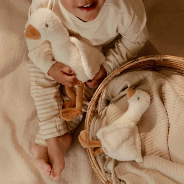 Oca peluche 25 cm - Bianca - Piccola oca