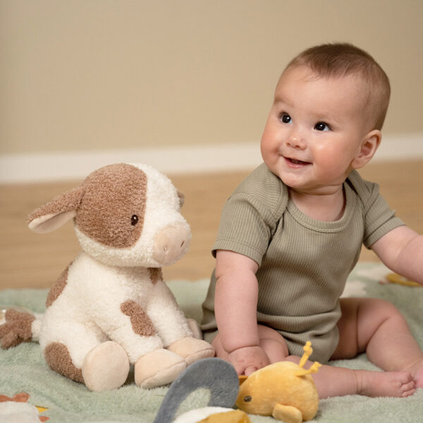 Peluche mucca 25 cm Little Farm