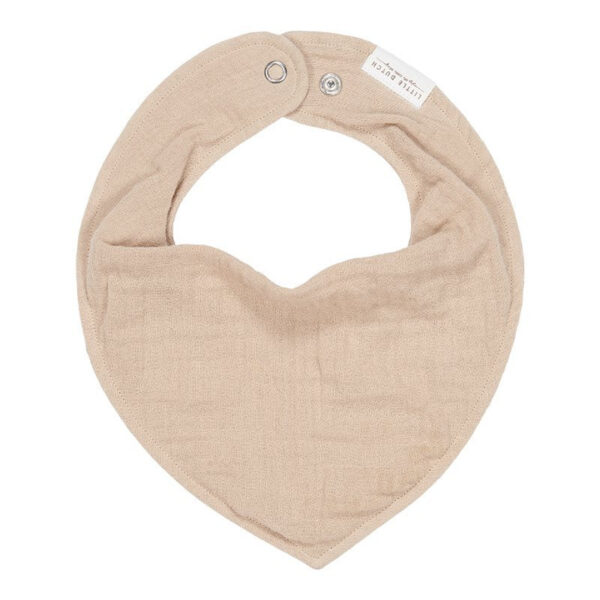 Bandana bib muslin Beige