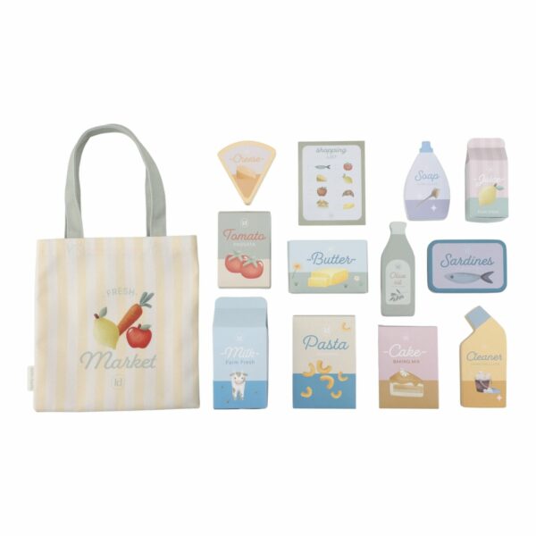 Carrello della spesa in legno FSC