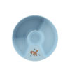 108002565408 Piatto con divisori AZZURRO Amici della foresta