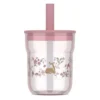 108023065406 Bicchiere con cannuccia 250 ml ROSA