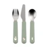 108033065399 Set di posate per bambini - Verde - Piccola Fattoria