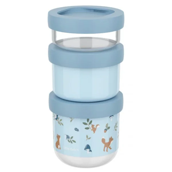 Snack box Stack - Set da 3 pezzi Amici della Foresta