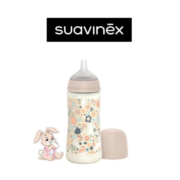 SUAVINEX BIBERON LIBERTY/TEXTO 360ML 6M+
