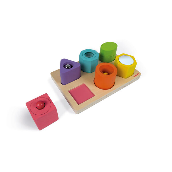 J05332_1 Puzzle 6 cubi sensoriali - I Wood
