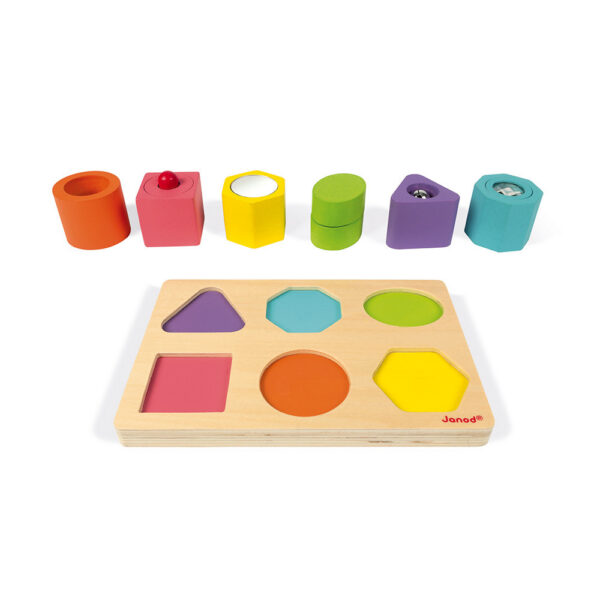 J05332_4 Puzzle 6 cubi sensoriali - I Wood