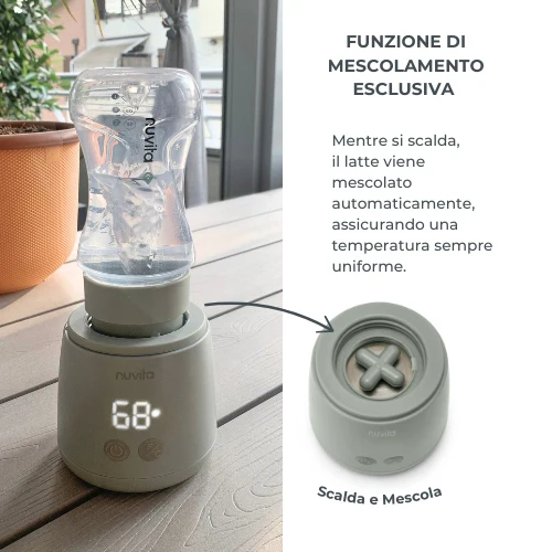 Mix70   - Scaldabiberon portatile universale con funzione di mescolamento  FINO A 70    NEW