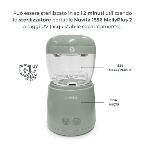 Mix70   - Scaldabiberon portatile universale con funzione di mescolamento  FINO A 70    NEW