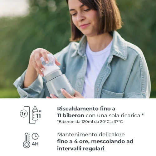 Mix70   - Scaldabiberon portatile universale con funzione di mescolamento  FINO A 70    NEW