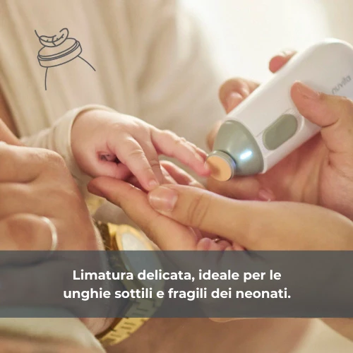 TRIMMY - Tagliaunghie elettrico SAGE GREEN NEW