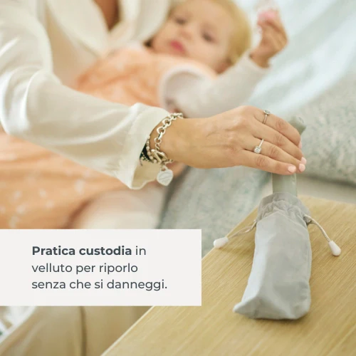 Termometro digitale frontale  e auricolare