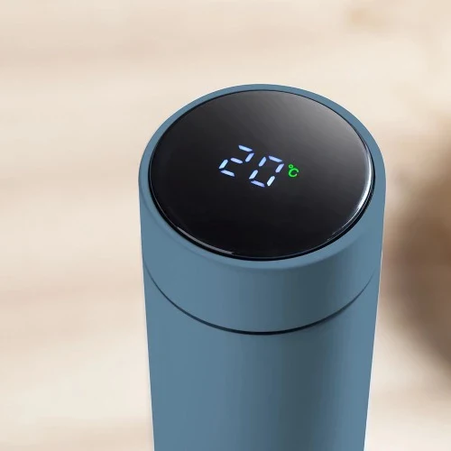 Borraccia termica con termometro LED 500ml  SAGE GREEN
