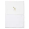 lenzuolo lettino ricamato bunny 100x140
