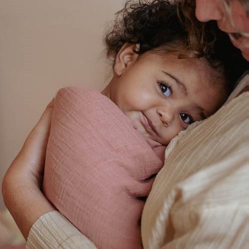 Swaddle muslin 120 x 120 cm PINK