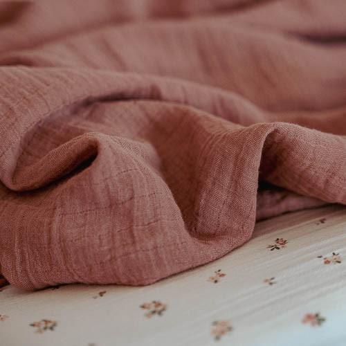 Swaddle muslin 120 x 120 cm PINK